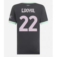 Camiseta AC Milan Emerson Royal #22 Tercera Equipación Replica 2024-25 para mujer mangas cortas